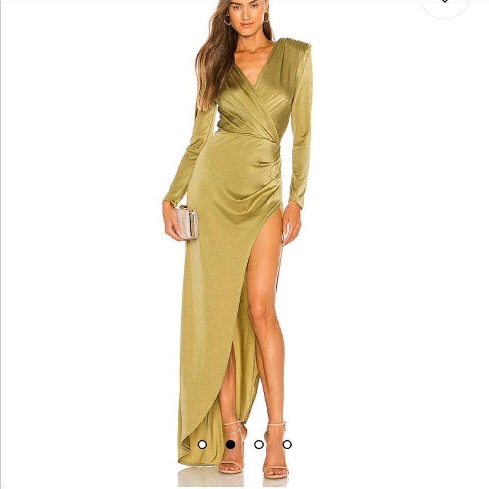 Bronx and Banco Maxi Dress in olive